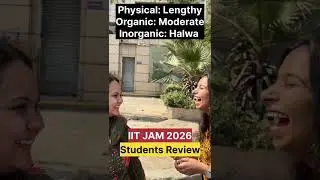 IIT JAM 2026 🔥 Chemistry Paper Reaction | Real Students from Exam Centre