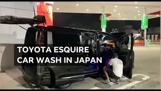 CAR WASH IN JAPAN | TOYOTA ESQUIRE | BABY BOW WASH DAY 🌈