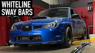Installing Fresh Bushings on WRX Rally Car x Whiteline Sway Bars #RutsAndGuts