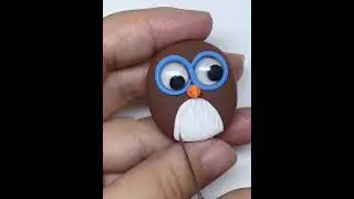 how to make funny owl  🦉 with clay
