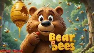 The Bear and the Bees 🐻🍯 | Moral Story for Kids | Patience and Anger Control