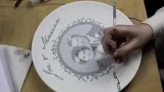 Joe & Marian Ceramic Plate