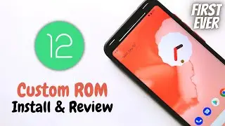 Android 12 custom rom Review and Installation | Mi A2 | based on Android 12 beta 2.1