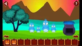 G2L Blue Tiny Bird Escape Walkthrough / Побег синей крошечной птицы Прохождение