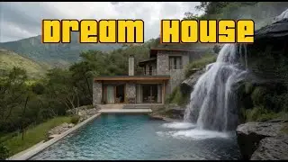 Ultimate Dream House: Cliffside Living with Indoor Waterfall.