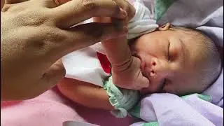 I swear, 2 secs late 🫣😳#youtubeshorts #trending #newborn #baby #cute 