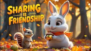 Bunny & Chipmunk: The Acorn Treasure Hunt | Cute Autumn Short