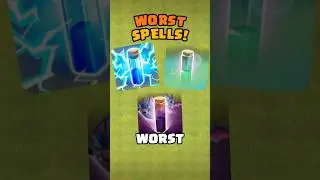 The WORST Spells RANKED in Clash of Clans!