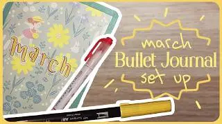 🌷☀️Honest March Bullet Journal: Setup Struggles & Spring Revival ☀️🌷