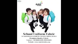 School Uniform Fabric | Shirting & Suiting #uniformfabric #ankittextiles