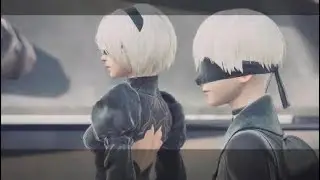 Nier Automata | Grun Boss Fight Route B | 4K 60FPS
