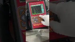 How to detect the flaw using Ultrasonic Flaw Detector KUT680 with the angle probe