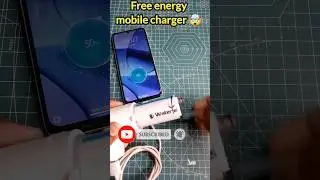 Free energy mobile charger 🤯 with dc motor 🔥#shorts #freeenergy #vairal