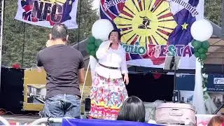 Talented artist performing in Nottingham Barrio Fiesta 2022