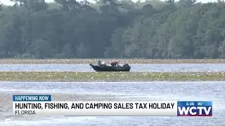 Hunting, fishing, and camping supplies tax holiday