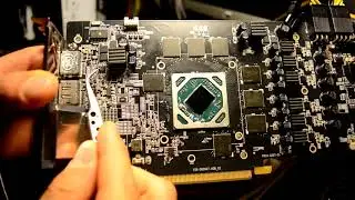 RX580 repair graphic card unusual problem Radeon Sapphire nitro video card repair