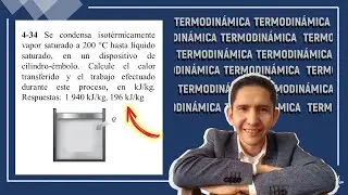 👉 Ejercicio TERMODINÁMICA primera ley | PARTE 1
