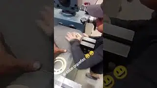 retificando o disco di press&atilde;o da bom ba hidr&aacute;ulica da cartilha 416e