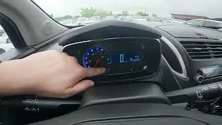 Chevrolet TRAX 2013-2017 &ndash; How to Navigate Instrument Cluster Display