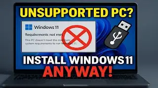 How to Install Windows 11 on Unsupported Hardware (Bypass TPM & Secure Boot) &ndash; 2025 Guide)