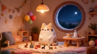 Magical Moon View & Warm Rug Ambience 💤 Sleep & Healing Music