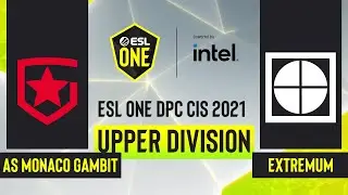 Dota2 - AS Monaco Gambit vs. EXTREMUM - Game 1 - ESL One DPC CIS - Upper Division