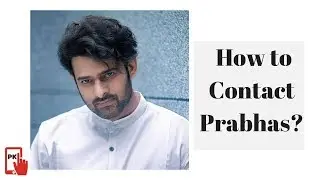 Prabhas Contact Details, Residence Address, Phone Number, Email ID