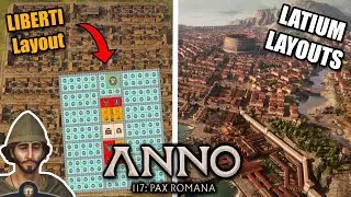 PERFEKTER START in ANNO 117! 🚀 Die besten Liberti Layouts f&uuml;r Latium einfach erkl&auml;rt zum Nachbauen!