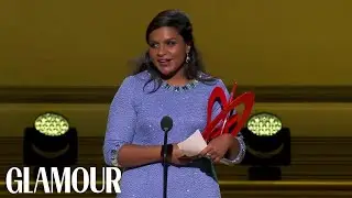 Stephen Colbert and Honoree Mindy Kaling Make a Hilarious Duo at Glamour Women of the Year Awards