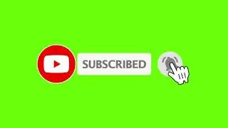 Youtube ANIMATED green subscribe button with bell sound (no copyright) |REZMIRAX