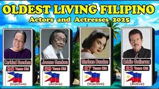 Oldest Living Filipino Celebrities 2025 || OLDEST LIVING FILIPINO ACTORS and ACTRESSES