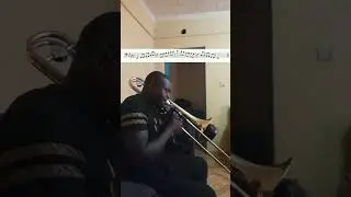 Eb natural minor scale for trombone