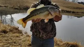 Winter bass fishing for indiana giants