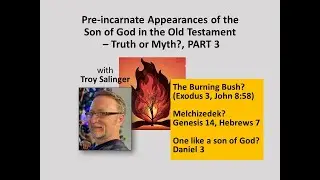 The Burning Bush, Melchizedek, One Like a Son of God: Pre-Incarnate Jesus? Part 3 With Troy Salinger