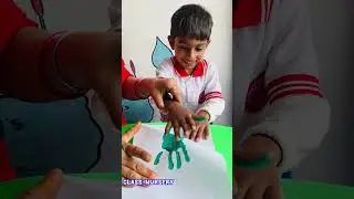 #classnursery #merrychristmas #handprinting #christmasactivity #christmastree #enjoying #happiness 