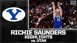Richie Saunders Highlights vs. Utah | 2025-26 Big 12 Men's Basketball