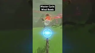 Master Cycle Dismount Wind Bomb! I forgot Hyrule field is a horror movie in botw #zelda #switch2