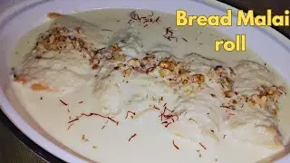Bread Malai roll recipe|Bite N Brush with Nayab 