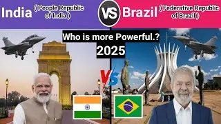 India vs Brazil Military Power Comparison 2025 | India vs Brazil | India | vs | Brazil |