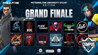 ⭕[LIVE] Free Fire Campus Hero: Metropolitan Uni. Sylhet Edition | SYLHET BIGGEST LAN | GRAND FINAL⭕