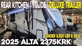 2025 Alta 2375KRK Rear Kitchen Couples Travel Trailer By East To West at Couchs RV Nation - RV Tour