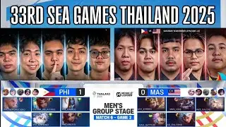 MALAYSIA VS PHILIPPINES | SEA Games 2025 GROUP STAGE | GAME 2 - Mobile Legends