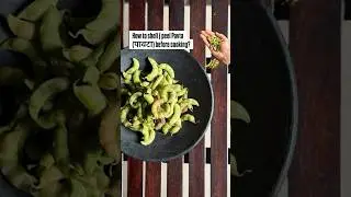 How to peel / shell Pavta (पावटा) (Fresh Lima Beans) before cooking? #ytshorts