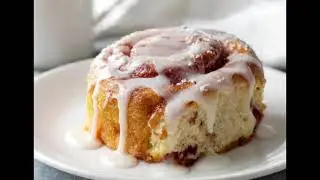 Raspberry Sweet Rolls with Lemon Glaze