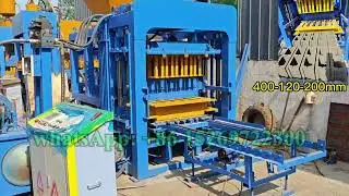 QT4-15 big industry automatic concrete block making machine for cement paving bricks in Ghana