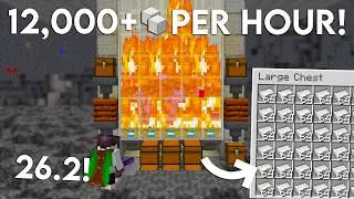NEW UPDATED Minecraft 26.2 Iron Farm Tutorial | 12000 Iron Per Hour Easy