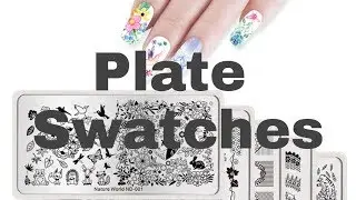 Nicole diary nature world stamping plate