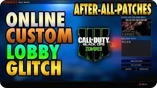 BO4 Zombie Glitches: Online Custom Mutations Lobby Glitch After-Patch - Black Ops 4 Zombie Glitches