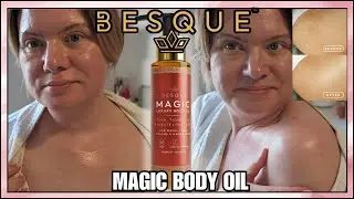BESQUE MAGIC BODY OIL ✨️ This Magic Body Oil Changed My Skin! | Besque Review & Demo | Clare Walch