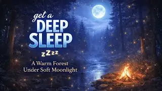DEEP SLEEP STORY A WARM FOREST UNDER MOONLIGHT